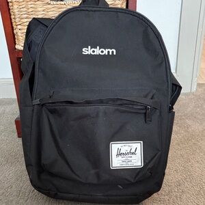 Herschel + Slalom Supply Company Classic Black Backpack